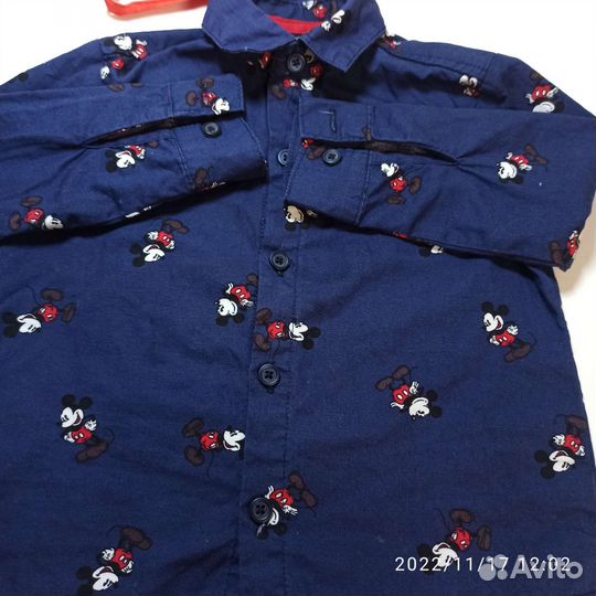 Рубашка с Микки Маусом