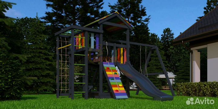 Площадка уличная Савушка 5 (Black Edition)