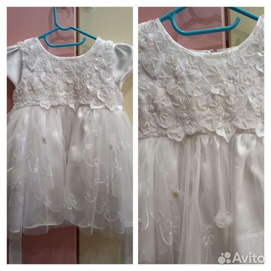 Платье белое