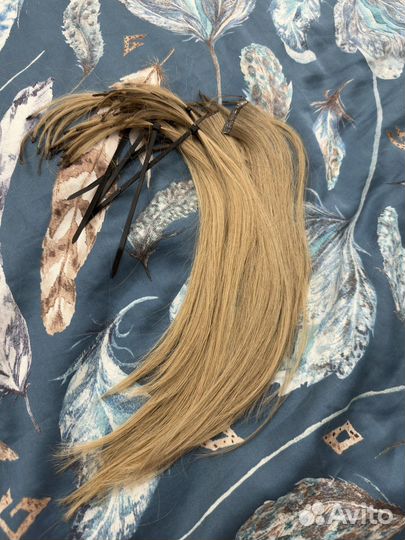 Волосы натуральные блонд