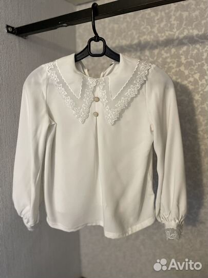 Блузка школьная deloras 140 для девочки