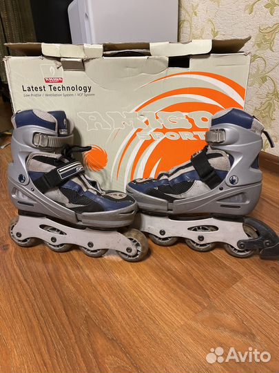 Коньки роликовые