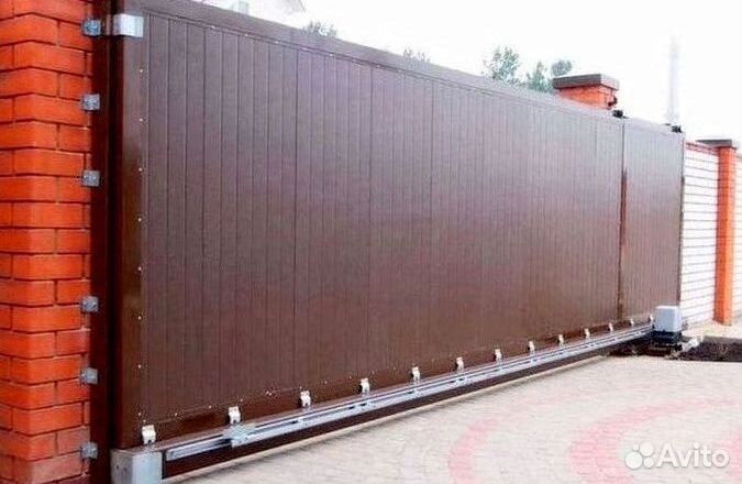 Ворота откатные с монтажом