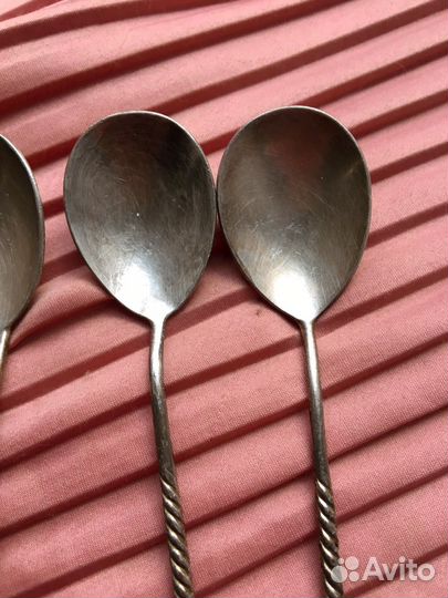 Мельхиоровые чайные ложки СССР