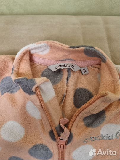Флисовая поддева reima 68 74 и crockid
