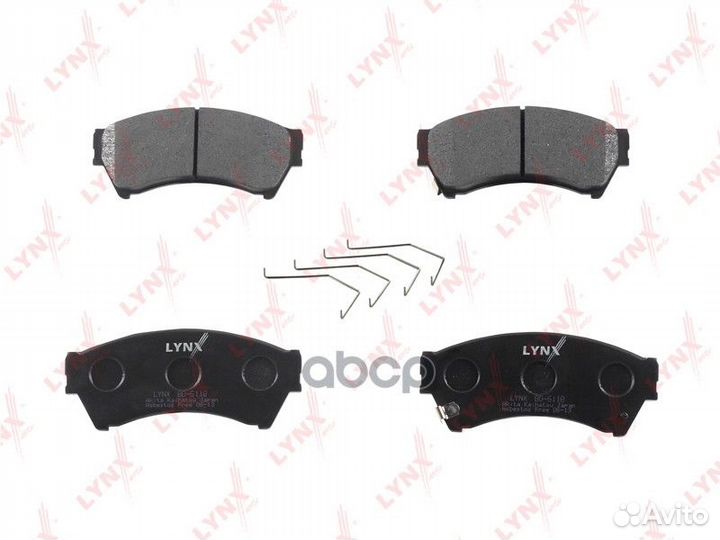 Колодки тормозные дисковые перед BD5118 LYN