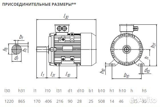 Электродвигатель аир 315S4 (160кВт-1500об) новый