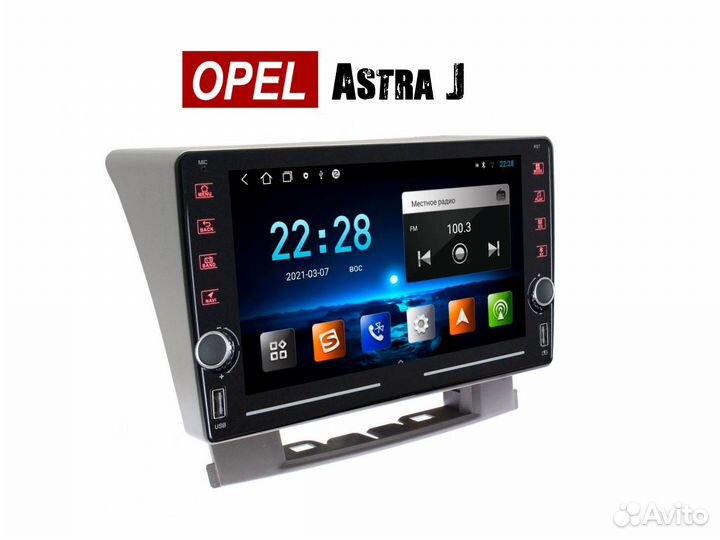 Магнитола Opel Astra J LTE CarPlay 2/32гб