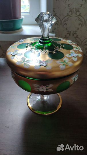 Конфетная чаша Богемия