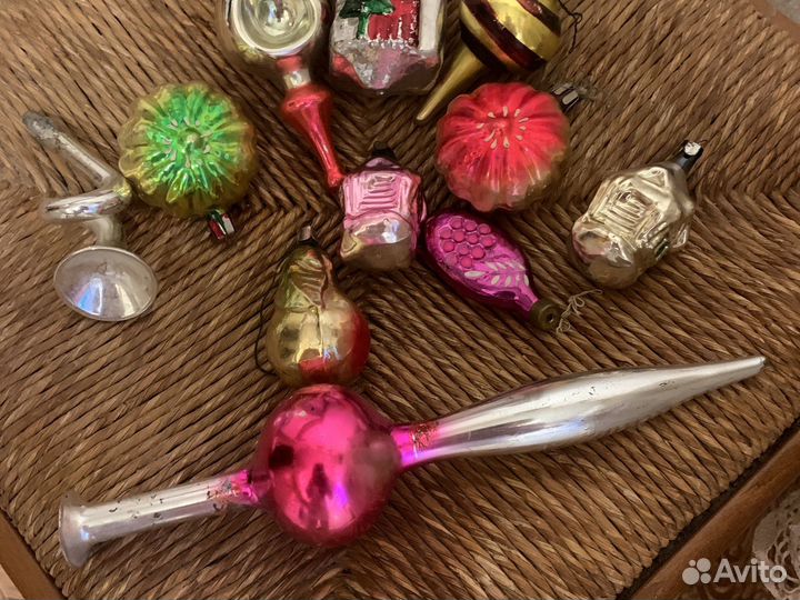 Елочные игрушки СССР одним лотом