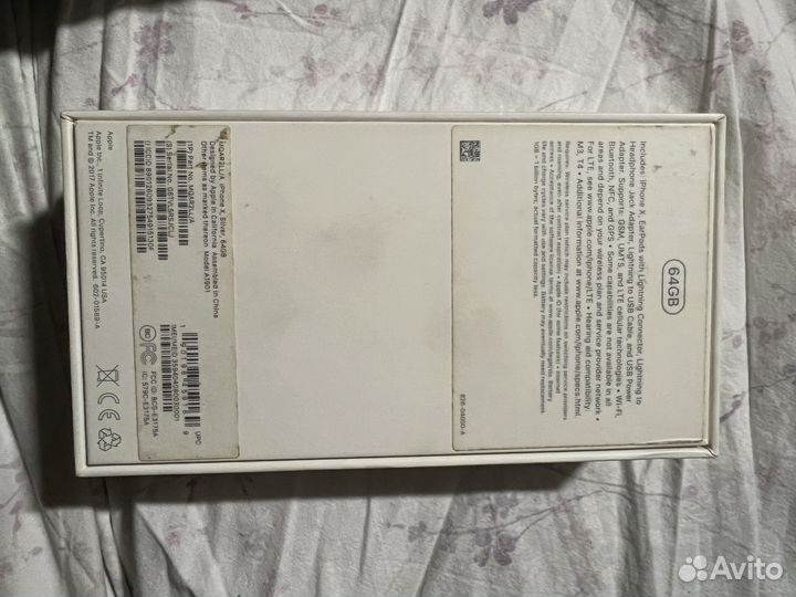 Коробка от iPhone x