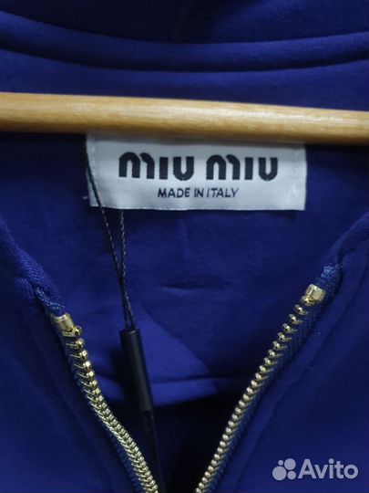 Зип худи Miu Miu