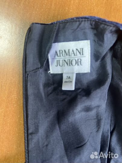 Платье armani junior для девочки