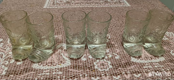 Рюмки для водки времени СССР.не пользовались