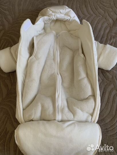 Конверт на выписку, в коляску зимний