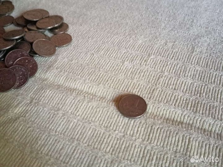 Монетки по 1 копейки
