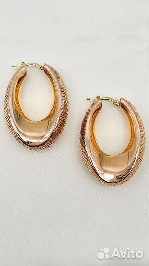 Золотые серьги 585/9.79 гр