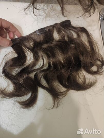 Волосы на заколках искусственные