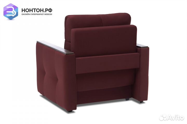 Кресло еврокнижка Инсайд бордовое