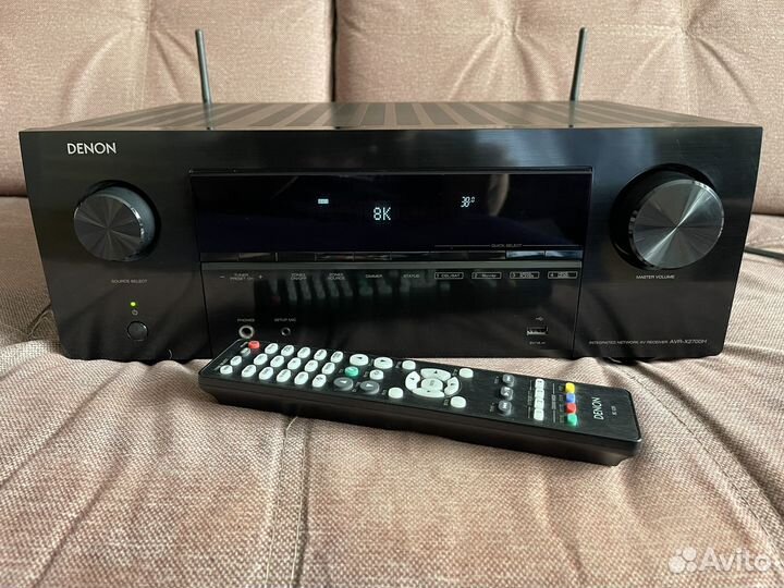 Ресивер denon avr-x2700h(Atmos,heos,8k,dts x)