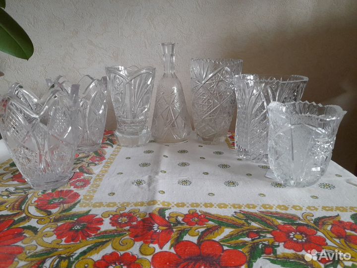 Хрустальная посуда СССР