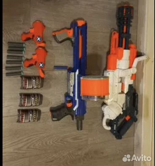 Нерфы бластеры 3 штуки