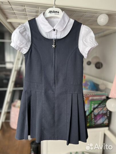 Школьный сарафан для девочки 122 128