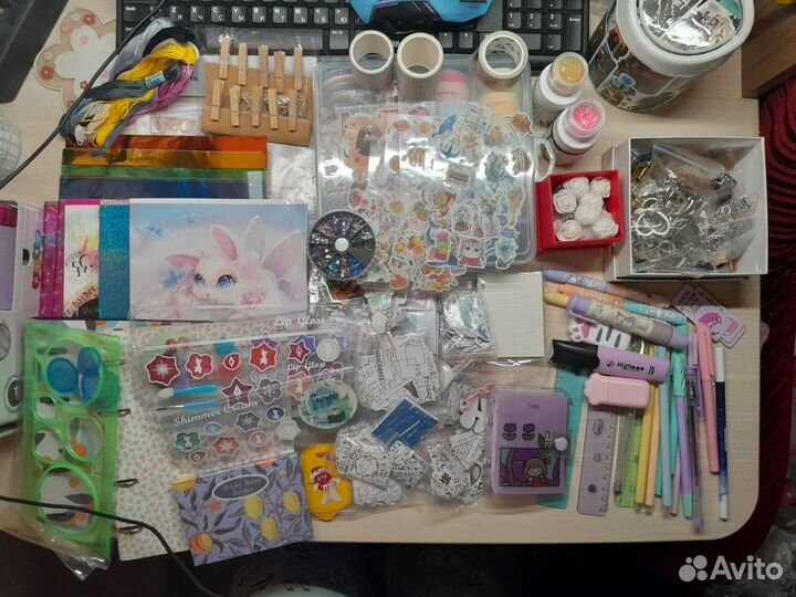 Канцелярия, набор для творчества, украшения пакет