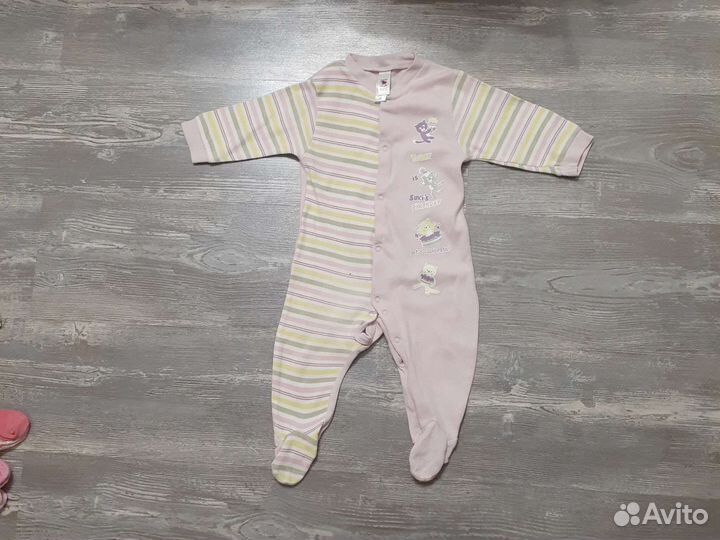 Вещи пакетом на девочку от 3 до 9 месяцев (68-74)