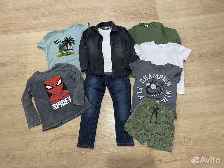 Вещи пакетом на мальчика 110размер