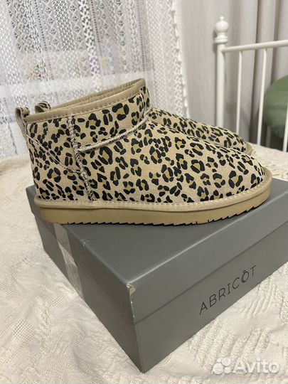 Угги леопардовые 41 abricot