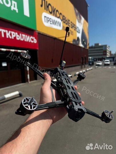 Квaдрокoптeр fpv рiranha 7 и 10 дюймoв