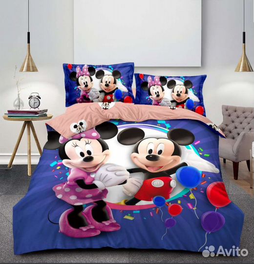 Постельное бельё новое 1,5 спальное детское