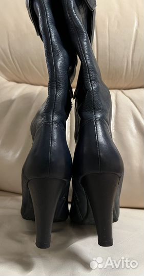 Сапоги женские натуральная кожа Италия,38