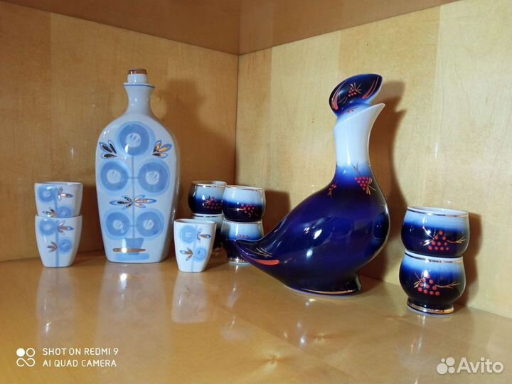 Винтажные штофы-графины из 60-х Полонное/Городница