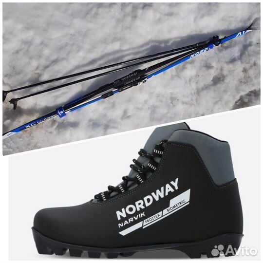 Лыжи и ботинки беговые nordway