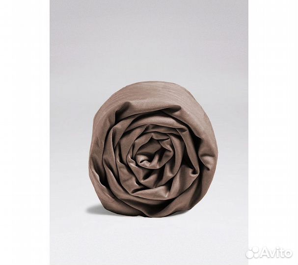 Простынь GoodNight Сатин 180х200х20 Шоколад на рез