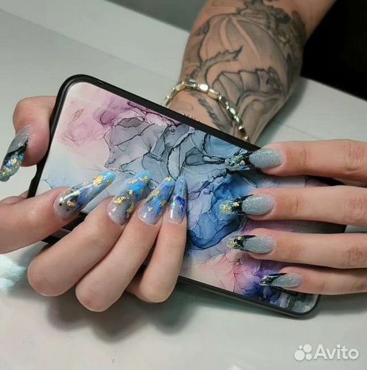 Маникюр/Наращивание/Аквариумный дизайн