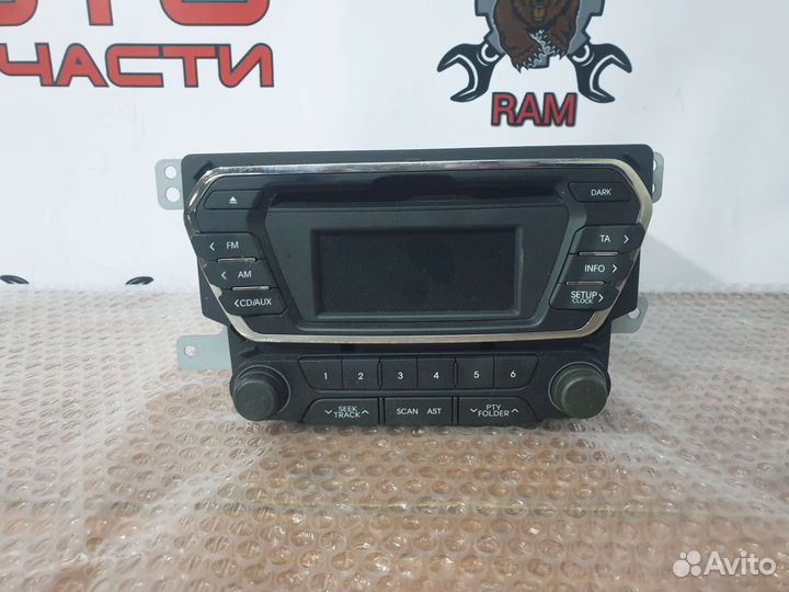 Штатный магнитофон kia rio 3