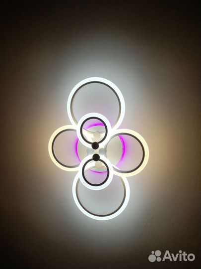 Люстра светодиодная с пультом