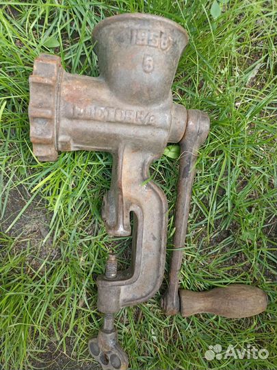 Мясорубка ручная СССР чугунная
