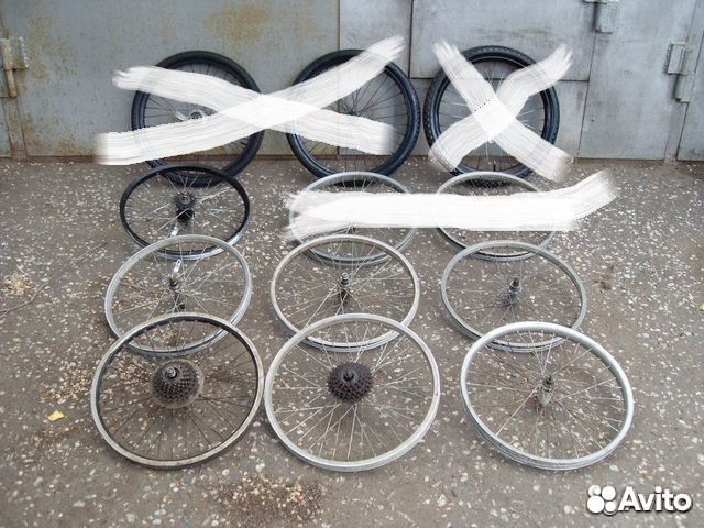 Разные велозапчасти, б/у