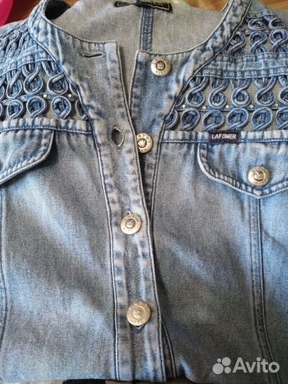 Джинсовое платье