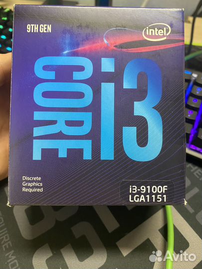 Процессор intel core i3 9100f