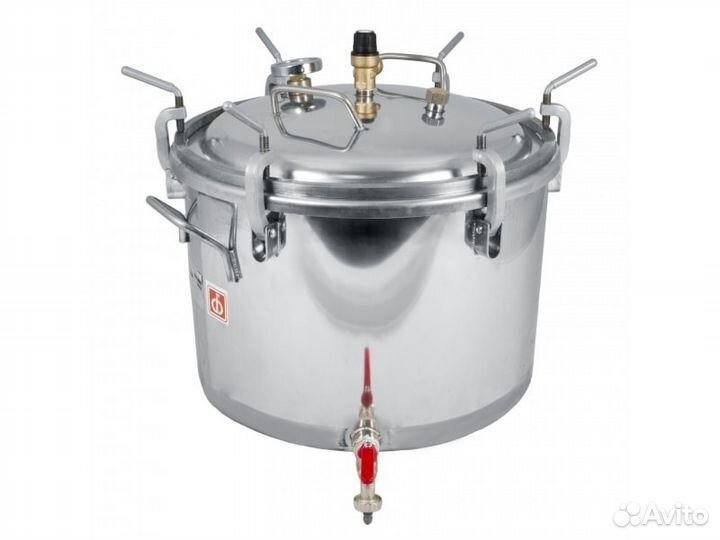 Автоклав для домашнего консервирования на газу 46л