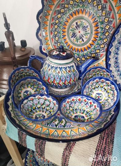 Узбекская посуда Риштан