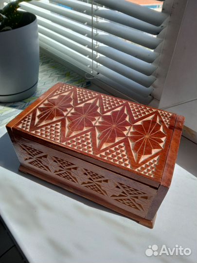 Шкатулка деревянная СССР