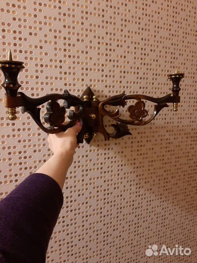 Подсвечник настенный