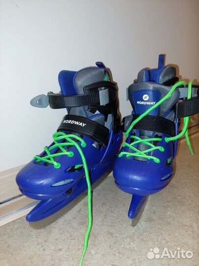 Коньки детские раздвижные размер 30 -33