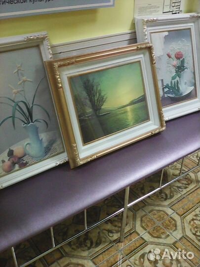 Картины для интерьера, офиса 3D 62x51см